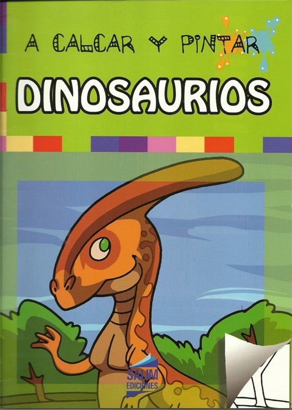 Papel A Calcar Y Pintar Dinosaurios