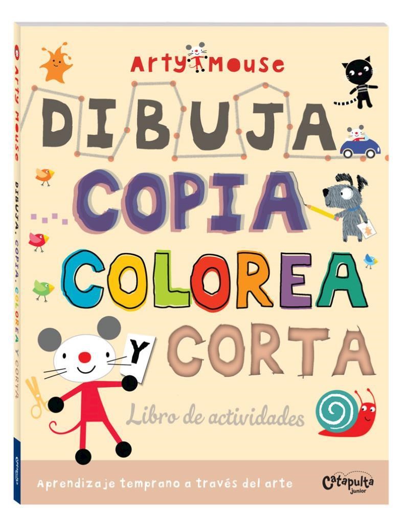 Papel Arty Mouse: Dibuja, Copia Y Colorea