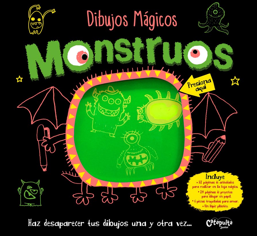 Papel Dibujos Mágicos: Monstruos
