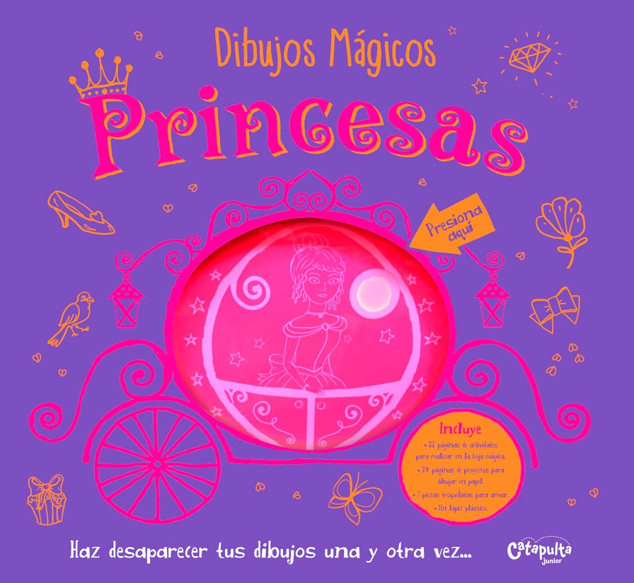 Papel Dibujos Mágicos: Princesas