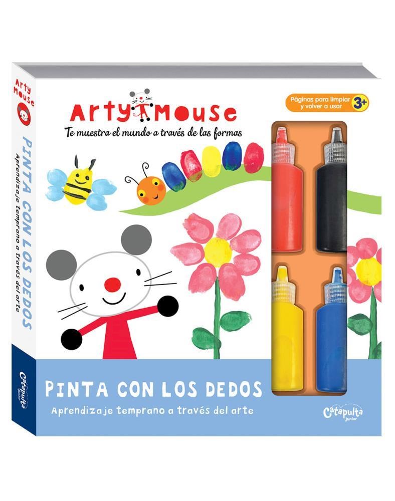 Papel Pinta Con Los Dedos (Coleccion Arty Mouse) (Incluye Pinturas) (+3 Años)