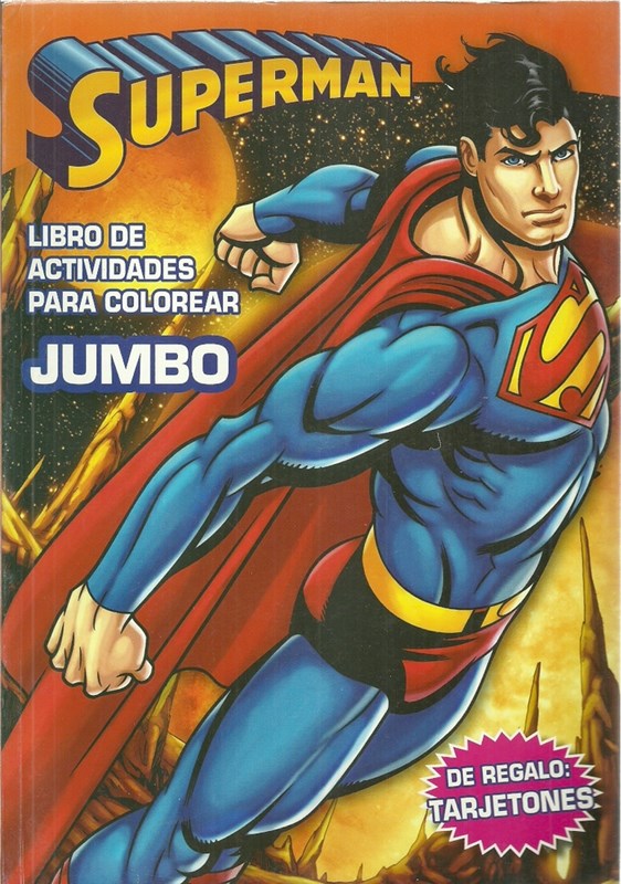 Papel Superman Libro De Actividades Para Colorear Jumbo