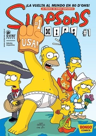 Papel Cartoon Simpsons Comics Vol 1