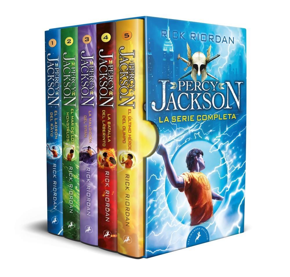 Papel Percy Jackson - La Serie Completa - Estuche