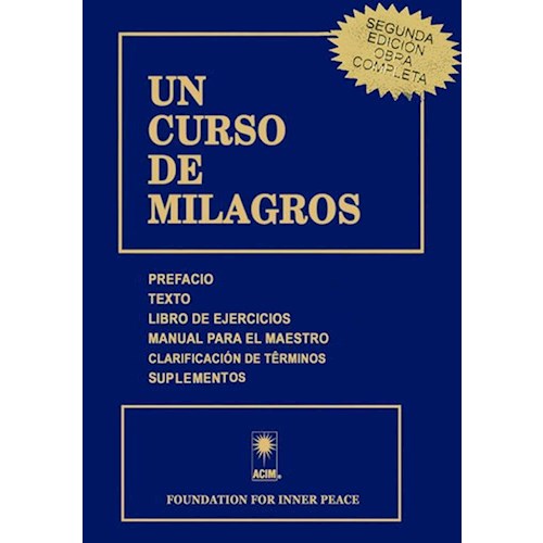 Papel UN CURSO DE MILAGROS