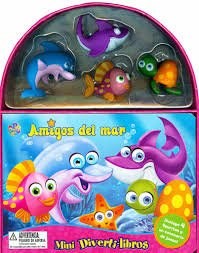  Amigos Del Mar C Figuritas Y Escenario Mini Diverti-Libros