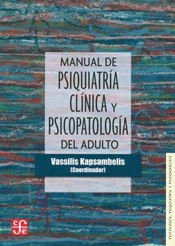 Papel MANUAL DE PSIQUIATRIA CLINICA Y PSICOPATOLOGIA DEL ADULTO