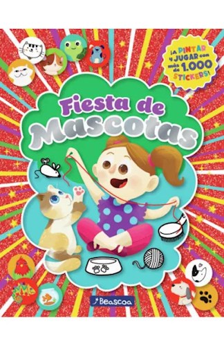 Papel Fiesta De Mascotas +1000 Stickers