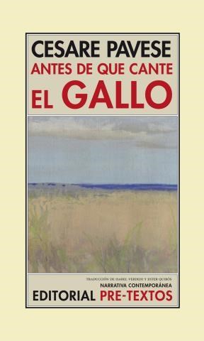 Papel ANTES DE QUE CANTE EL GALLO