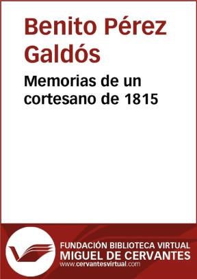  Memorias De Un Cortesano De 1815