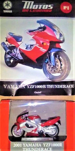 Papel MOTOS DE LEYENDA 2001 YAMAHA YZF1000R THUNDERACE N° 8