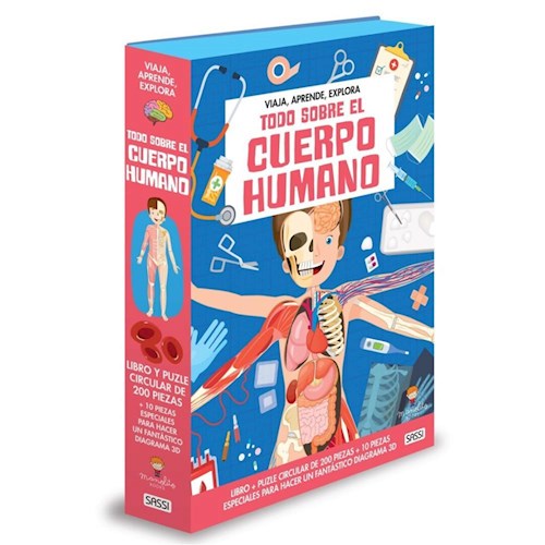 Papel TODO SOBRE EL CUERPO HUMANO (LIBRO + PUZLE DE 200 PIEZAS)