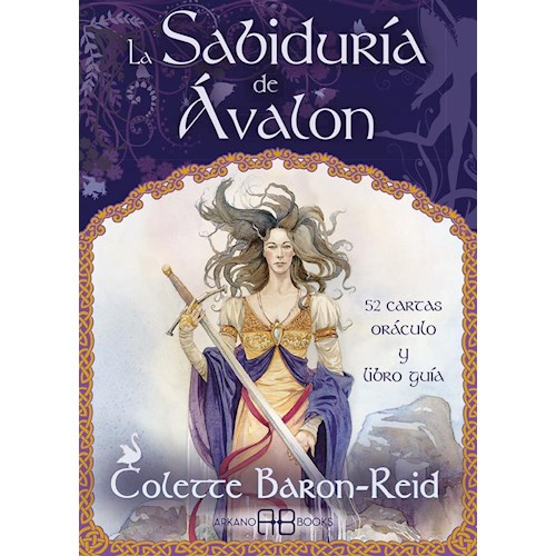 Papel LA SABIDURÍA DE ÁVALON - 52 CARTAS - ORÁCULO Y LIBRO GUÍA