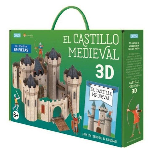 Papel EL CASTILLO MEDIEVAL 3D (LIBRO + PUZLE DE 89 PIEZAS9