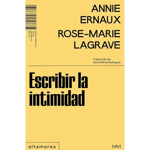 Papel ESCRIBIR LA INTIMIDAD