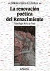  Renovacion Poetica Del Renacimiento La