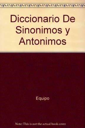 Papel DICCIONARIO DE SINONIMOS Y ANTONIMOS