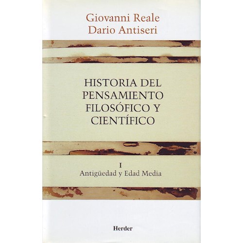 Papel HISTORIA PENSAMIENTO FILOSOFICO Y CIENTIFICO TOMO I
