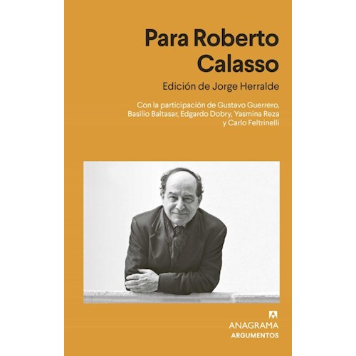 Papel PARA ROBERTO CALASSO