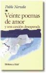 Papel VEINTE POEMAS DE AMOR Y UN CANCION DESESPERADA