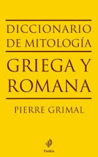  Diccionario De Mitologia Griega Y Romana