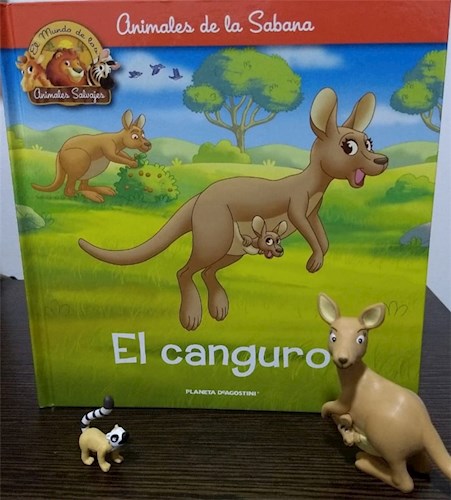 Papel EL CANGURO COLECCION ANIMALES DE LA SABANA + ANIMALITOS DE REGALO