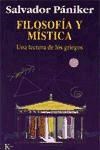 Papel FILOSOFIA Y MISTICA .UNA LECTURA DE LOS GRIEGOS