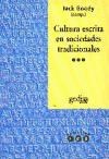 Papel CULTURA ESCRITA EN SOCIEDADES TRADICIONALES