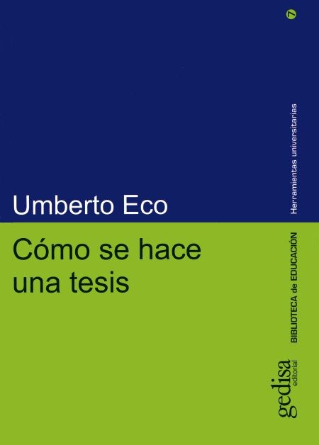 Papel CÓMO SE HACE UNA TESIS