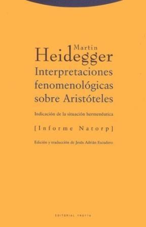 Papel INTERPRETACIONES FENOMENOLOGICAS SOBRE ARISTOTELES
