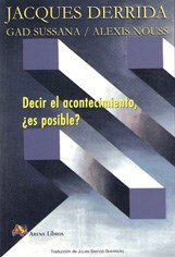 Papel DECIR EL ACONTECIMIENTO , ES POSIBLE?