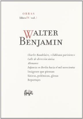 Papel OBRAS -LIBRO IV - VOL I (WALTER BENJAMIN)TOMO 6