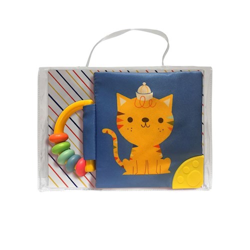 Papel MI LIBRO SUAVE CON SONAJERO Y MORDILLO: GATO