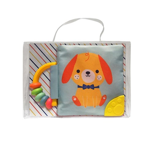 Papel MI LIBRO SUAVE CON SONAJERO Y MORDILLO: PERRO