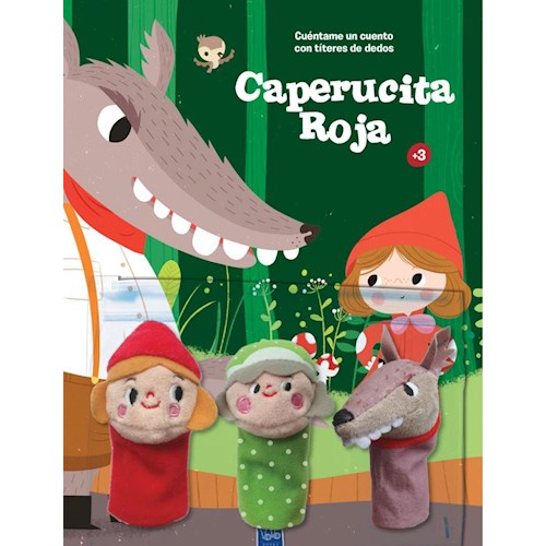 Papel CUÉNTAME UN CUENTO CON TÍTERES DE DEDO: CAPERUCITA ROJA