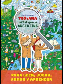 Papel TEO Y ANA INVESTIGAN LA ARGENTINA + 4 ROMPECABEZAS