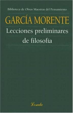  Lecciones Preliminares De Filosofia