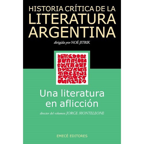 Papel HISTORIA CRÍTICA DE LA LITERATURA ARGENTINA 12