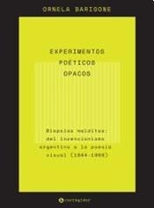 Papel EXPERIMENTOS POETICOS OPACOS