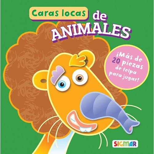 Papel CARAS LOCAS DE ANIMALES - COLECCION CARAS LOCAS