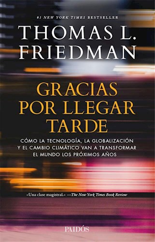 Papel GRACIAS POR LLEGAR TARDE