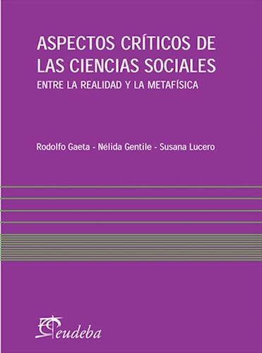 E-book Aspectos críticos de las ciencias sociales