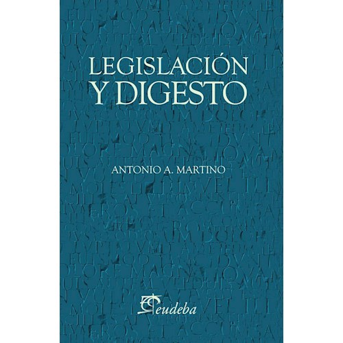 Papel LEGISLACION Y DIGESTO