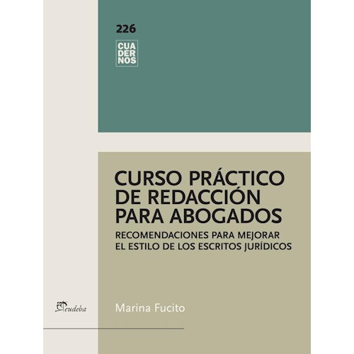 Papel CURSO PRACTICO DE REDACCION PARA ABOGADOS