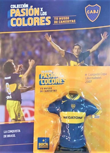 Papel CAMISETA BOCA CAMPEON LIBERTADORES 2007 PASION POR LOS COLORES