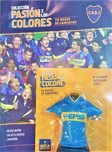 Papel CAMISETA BOCA CAMPEON DEL MUNDO 2003 PASION POR LOS COLORES