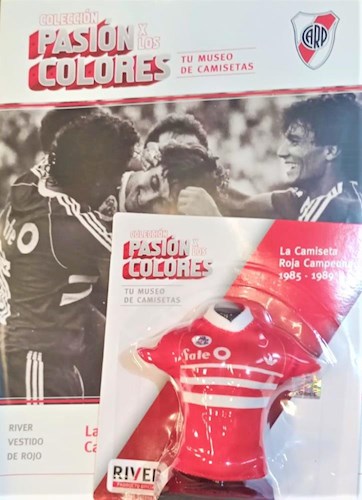 Papel CAMISETA RIVER LA CAMISETA ROJA CAMPEONA 1985 - 1989 PASION POR LOS COLORES