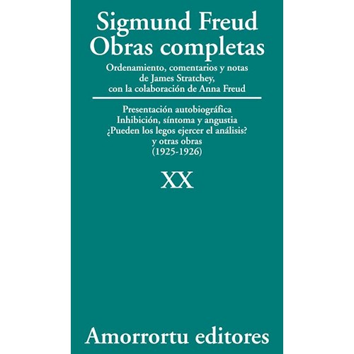 Papel OBRAS COMPLETAS 20 (FREUD)