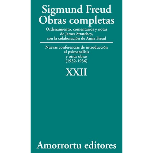 Papel OBRAS COMPLETAS 22 (FREUD)
