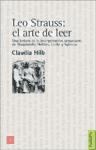  Leo Strauss  El Arte De Leer